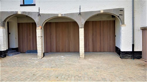 porte garage bois 