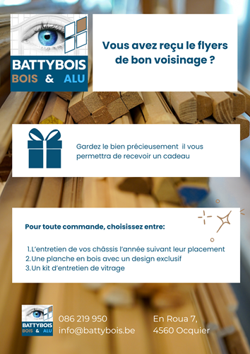 Vous avez reçu le flyers de bon voisinage