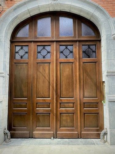Porte de garage en bois (5)