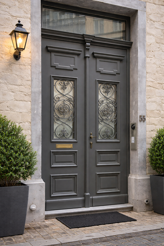 Porte bois fer forgés