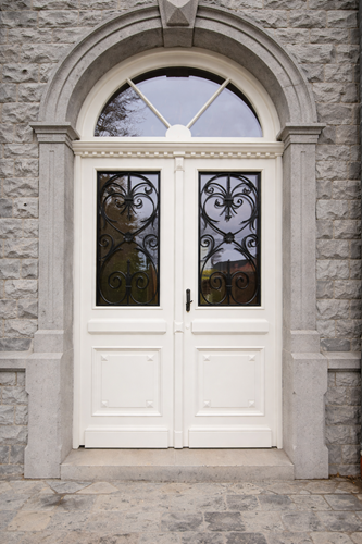 Porte bois fer forgés