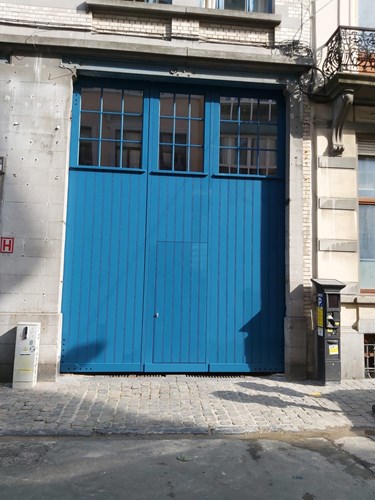 Porte de garage bois