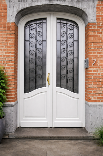 Porte bois fer forgés